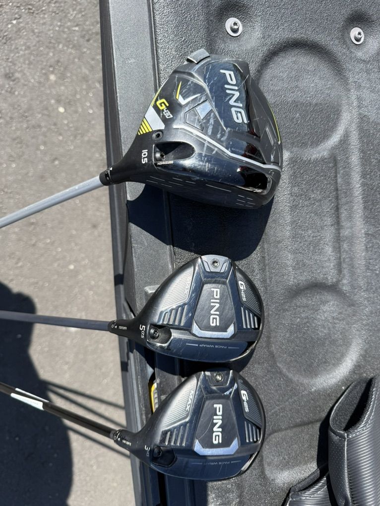 Ping G430 SFT driver and G425 fairway woods