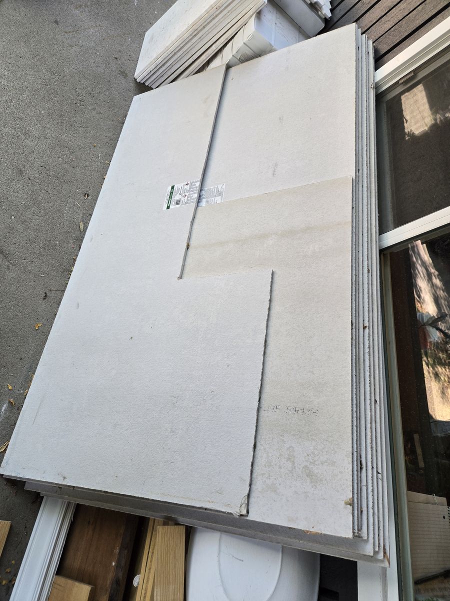 7+ Sheets of New Hardie BackerBoard
