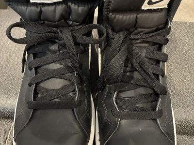 Nike Court Royale 2 Mid "Black/White" Retro High-Top Sneakers Size women’s 9