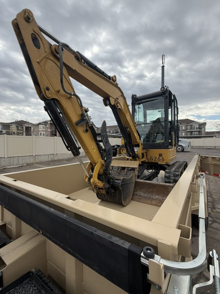 Cat 303.5 Mini Excavator and Dump Trailer Combo for Rent, Delivery Available