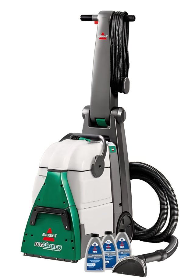 BISSELL® Big Green® Professional Carpet Cleaner with XL DirtLifter PowerBrush, 9-inch Long Reach Hose, 6-inch Tough Stain Tool,