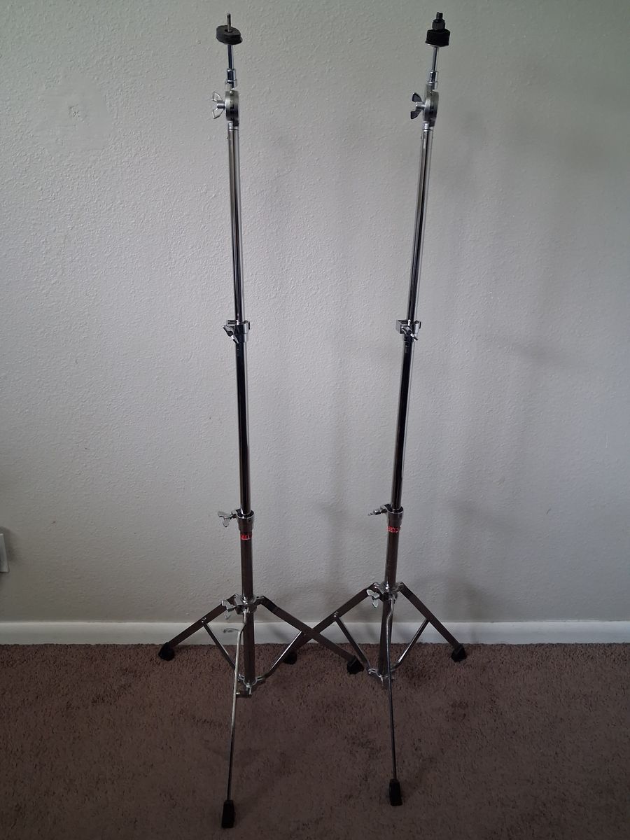 2 vintage Tama straight cymbal stands