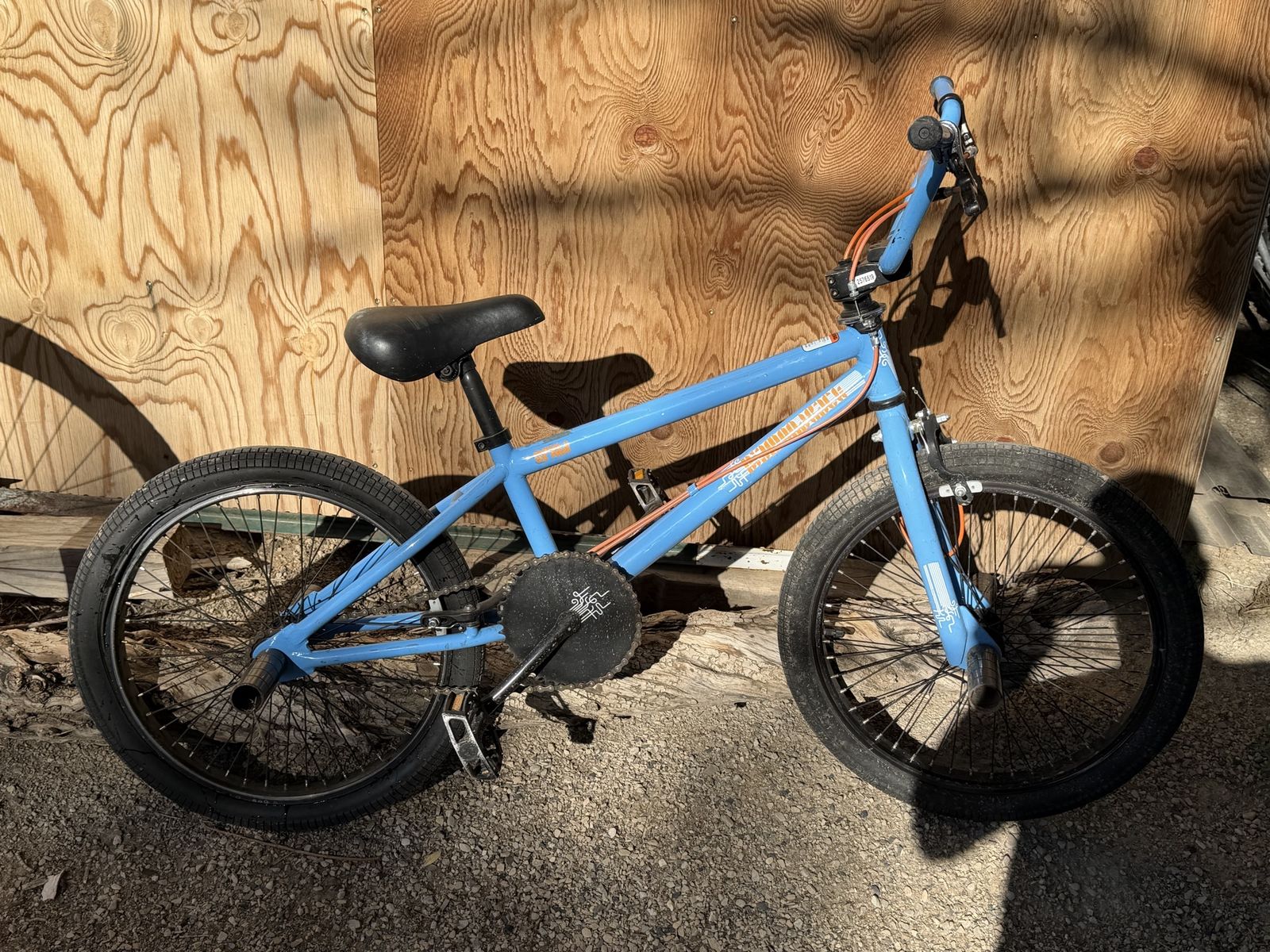Blue BMX Bike