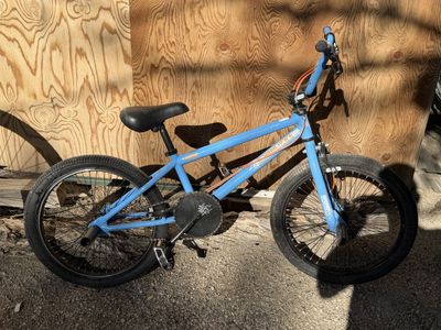 Blue BMX Bike