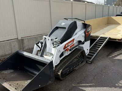 Mini Track Skid Steer + Dump Trailer Rental – Bobcat MT120 Combo