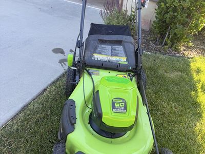Greenworks Pro 60V 21" Cordless Electric Lawn Mower with Bag - Battery Powered, Mulching Capable