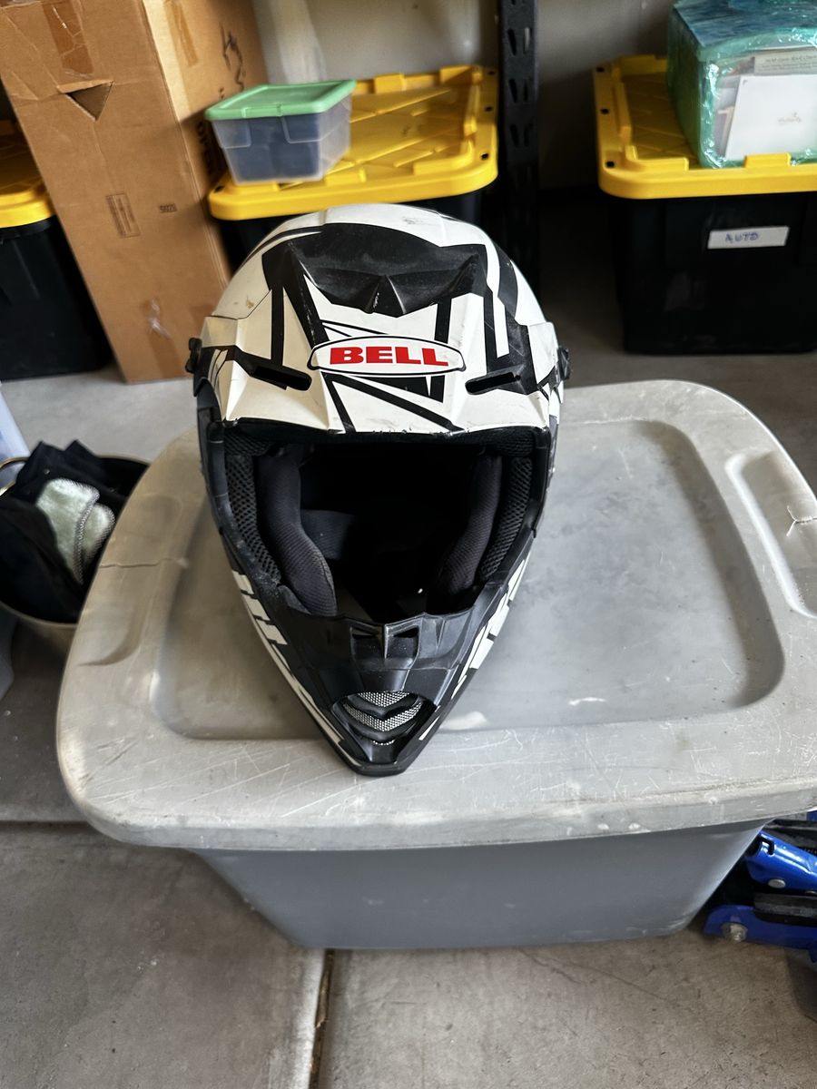 Bell MX-9 Adventure MIPS Dirt Bike Helmet - White/Black, DOT Certified