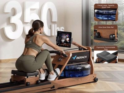 ( New in Box) MERACH MR-950 Dual Water & Electromagnetic Rowing Machine