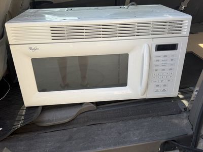 Whirlpool Over-the-Range Microwave - White, Clean & Fully Functional