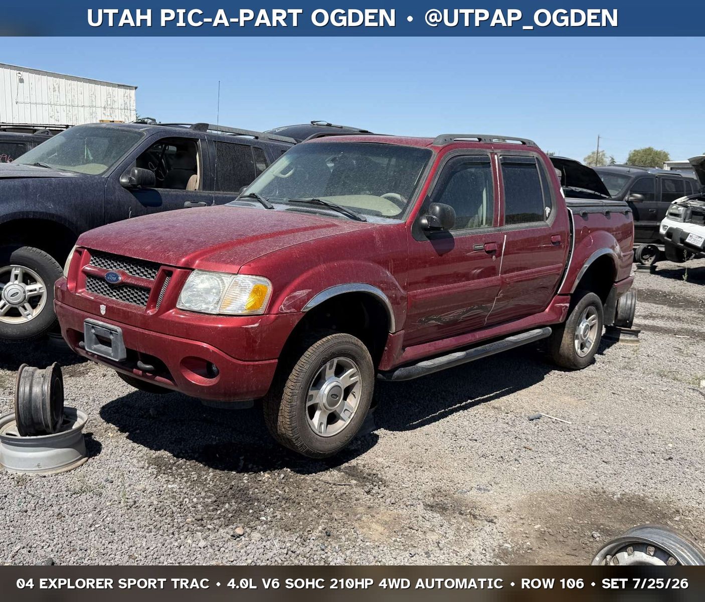 New Arrival - 2004 Ford Explorer Sport Trac Parts - UTPAP Ogden