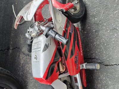 Honda Minimoto Pocket Bike - Red & Silver - Compact Kids Ride-On Motorcycle