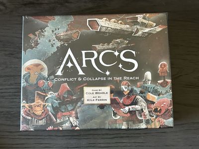 NEW! Arcs: Conflict & Collapse in the Reach Board Game - 1st Ed. 2nd Printing 2024 - New/Sealed #100 BGG rank