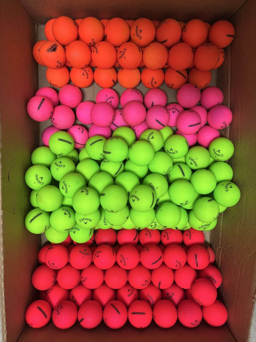18 - CALLAWAY COLORED BALLS