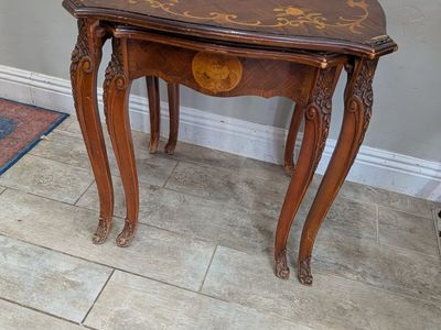 Antique French Louis XV set of nesting tables