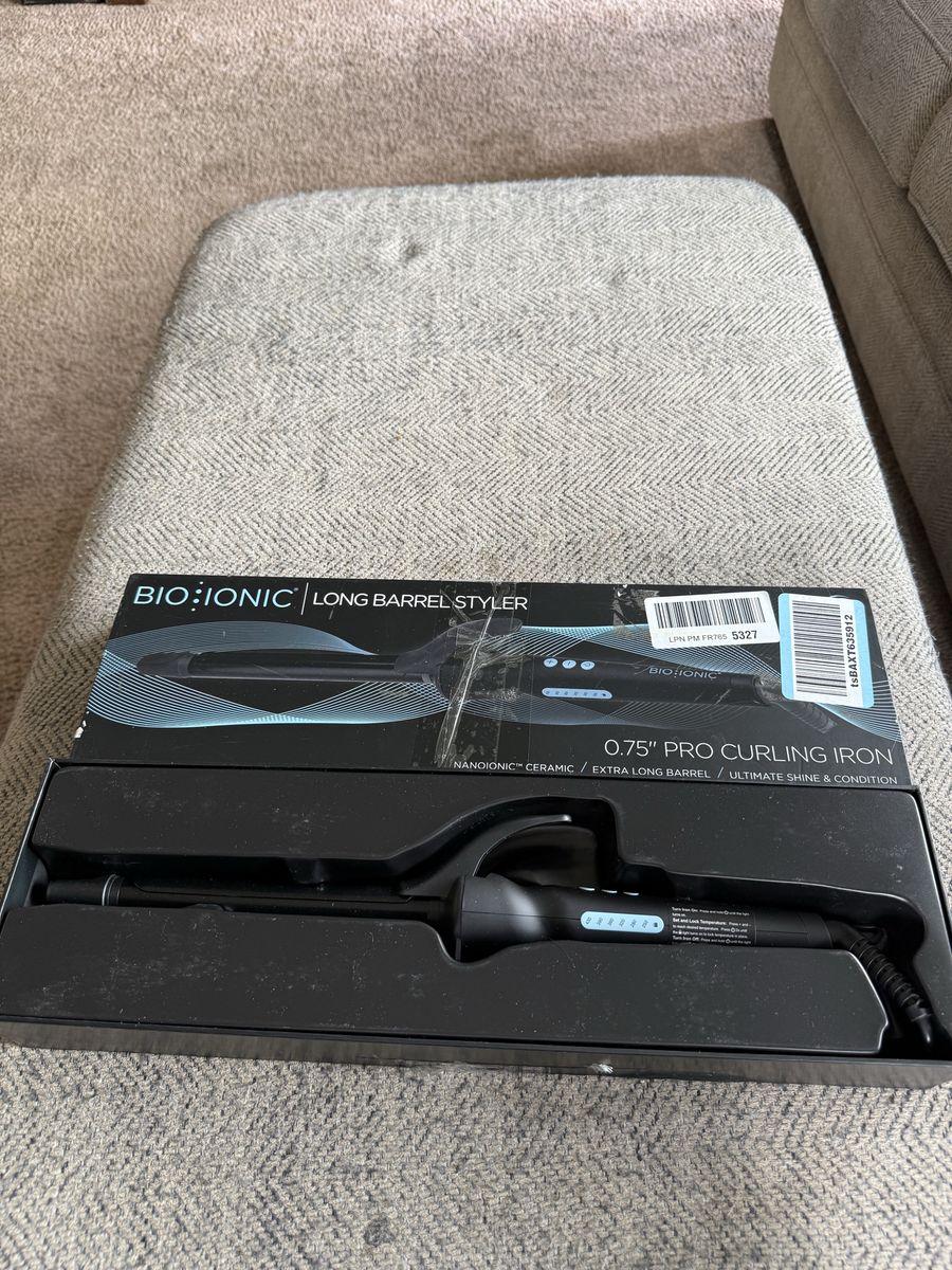 Bioionic Long Barrel 0.75” curling iron