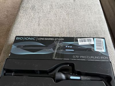 Bioionic Long Barrel 0.75” curling iron