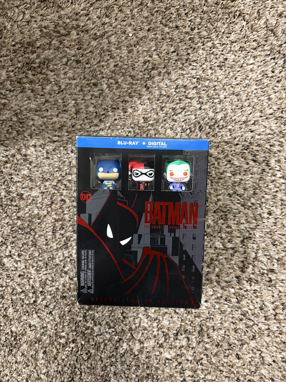 Batman Animated Series bluray W/mini Funkos