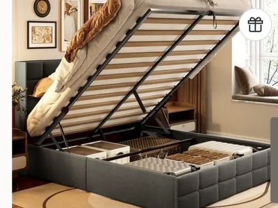 Brand new full size bed with storage