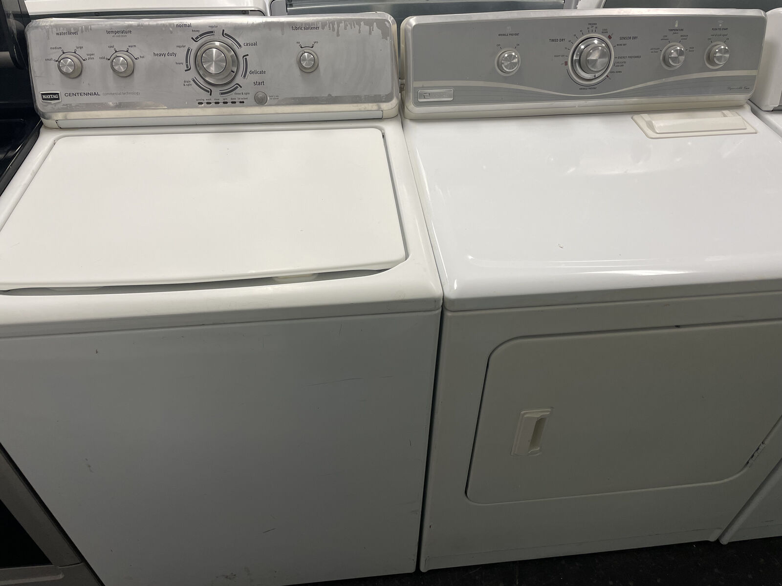 Maytag Large Capacity Washer and Dryer, Sturdy, Working Great, Comes W/ Warranty!