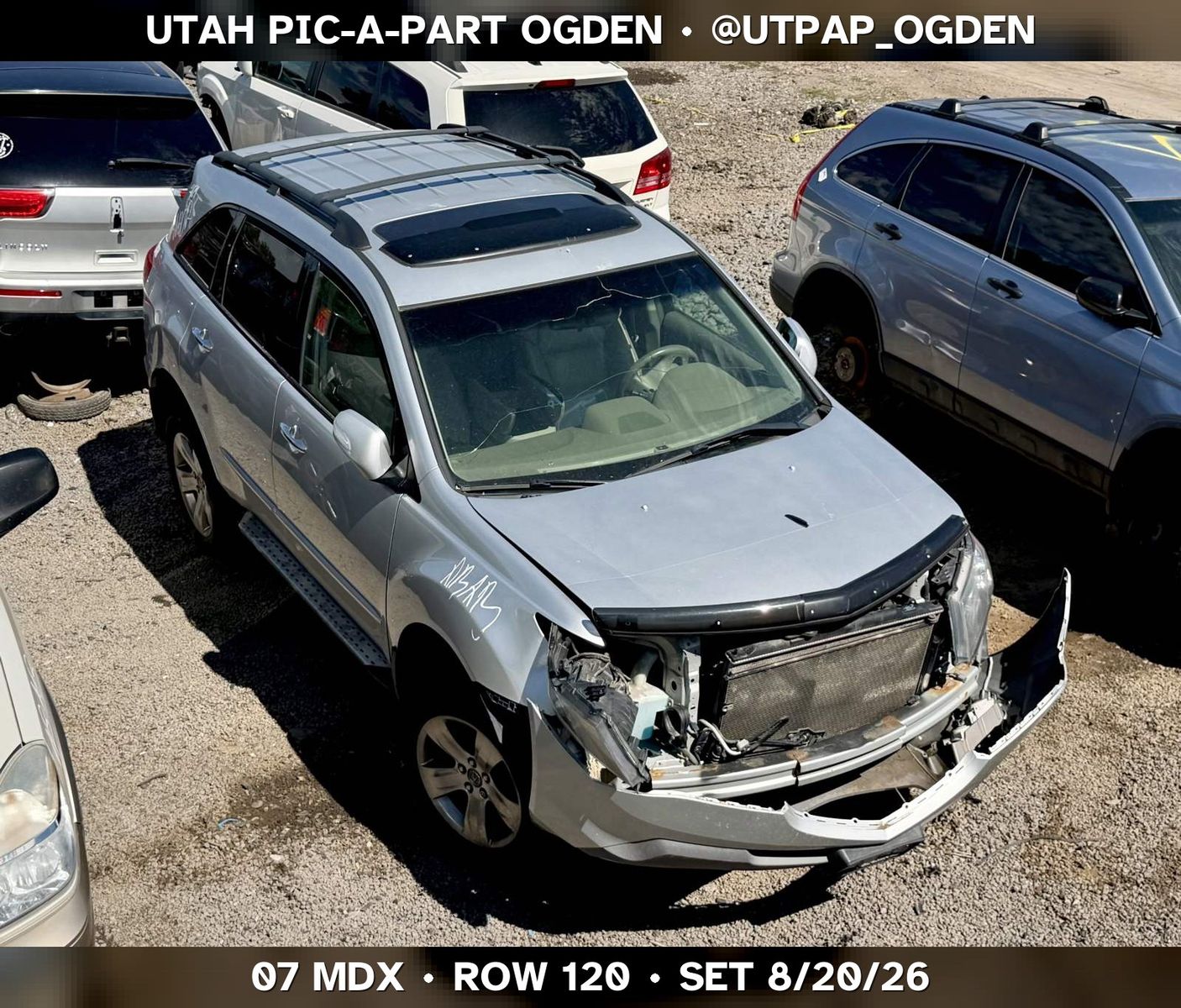 Just In! 2007 Acura MDX Parts - UTPAP Ogden