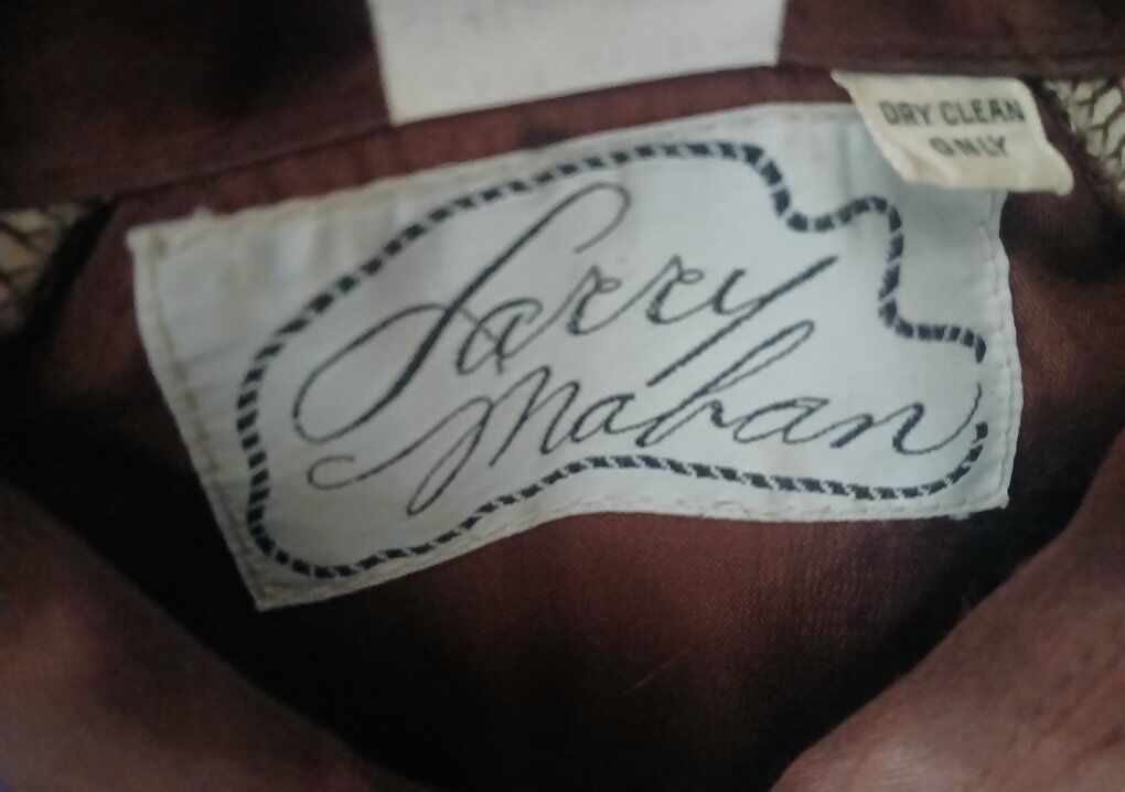 1960 Larry Mahan Silk Vintage Western Shirt