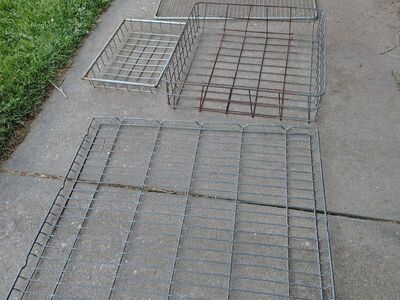 Wire basket and racks