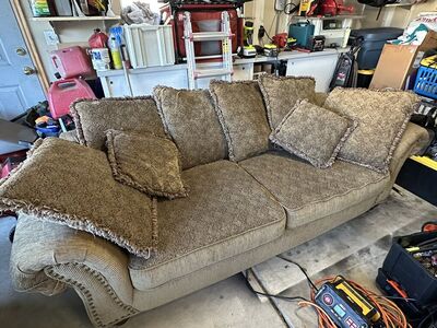 Victorian style couches, large sofas
