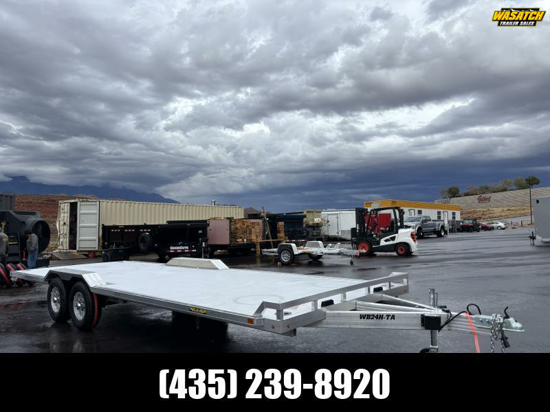 Aluma 8.5X24 10K WB24H-TA Utility Trailer