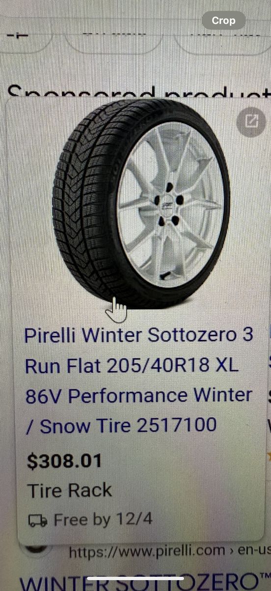 Pirelli sottozero 3 tires