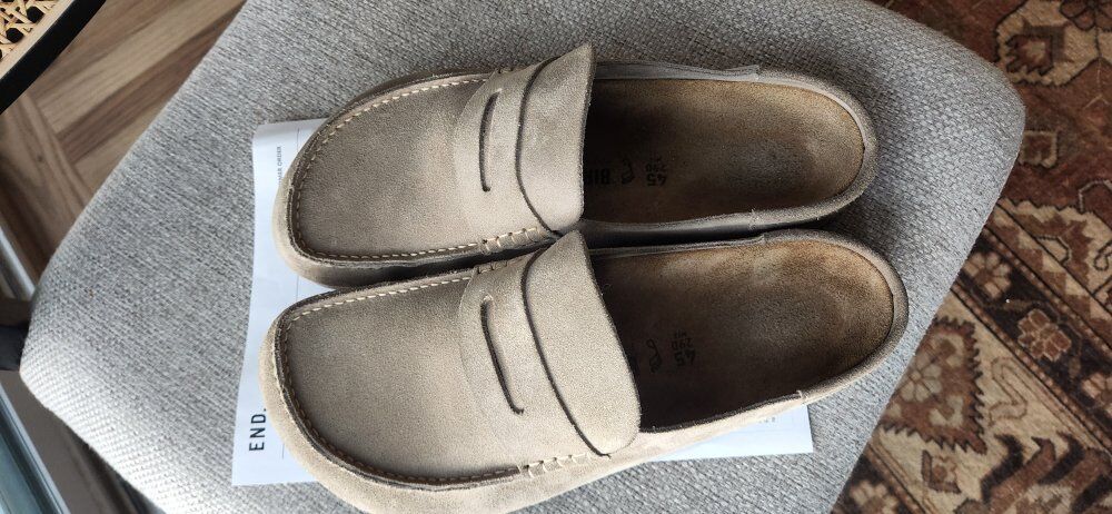 Birkenstock Naples Wrapped US 11.5, UK 10.5 Taupe
