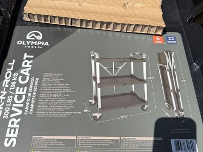 Olympia Tools Pack N Roll 300lbs Collapsible Rolling