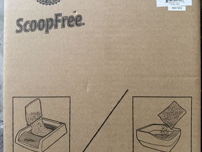 Scoopfree Cat Litter 50% off, Crystal Cat Litter