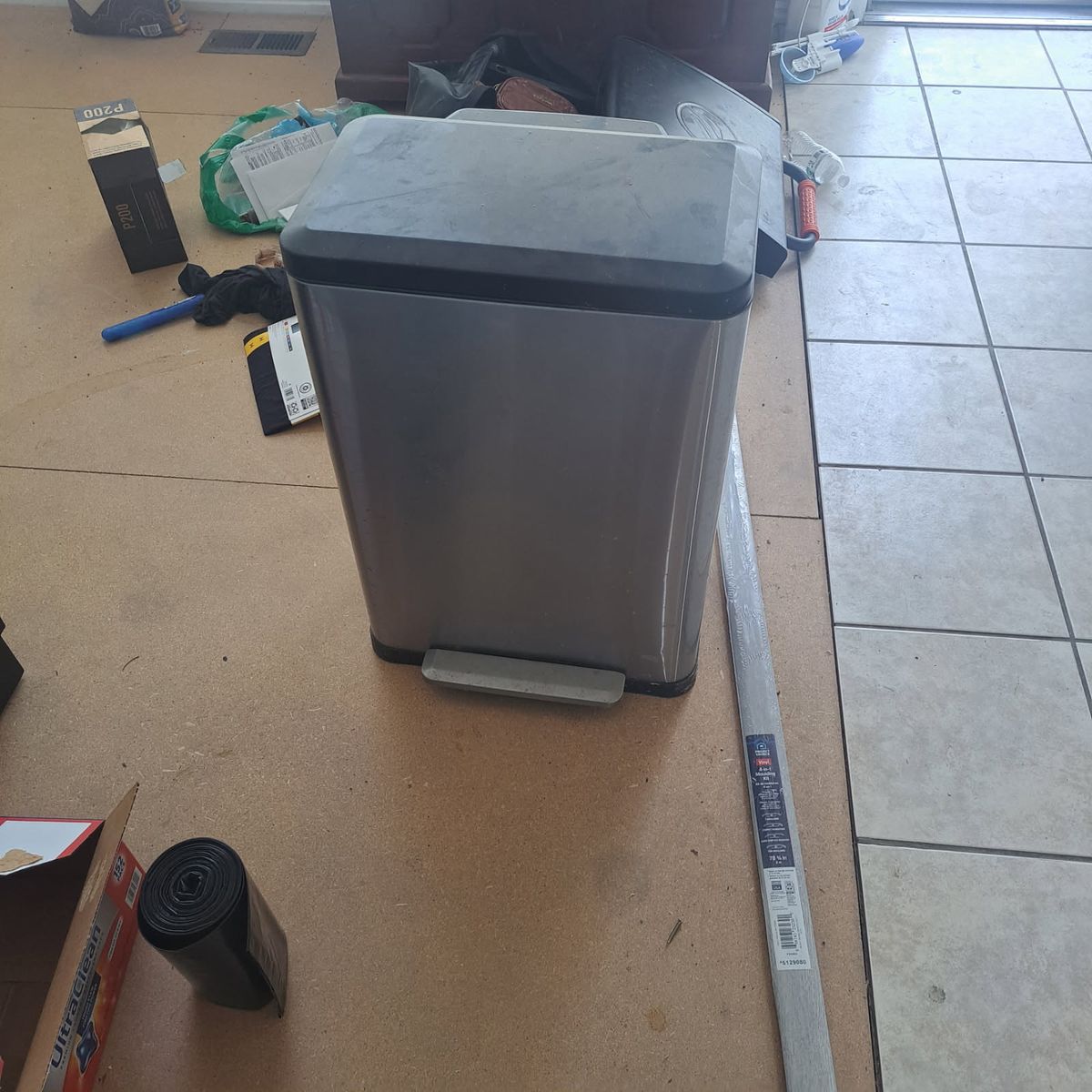 Free- 2 used trash cans