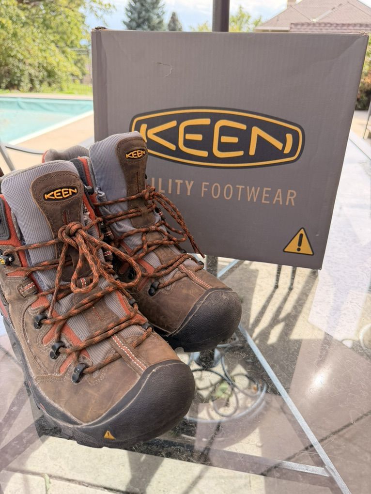 KEEN Pittsburgh SOFT TOE Waterproof WORK BOOTS 11D