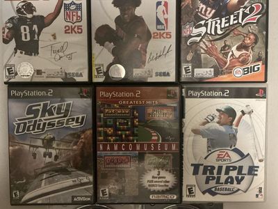 Lot of 8 Sony PlayStation 2 Games