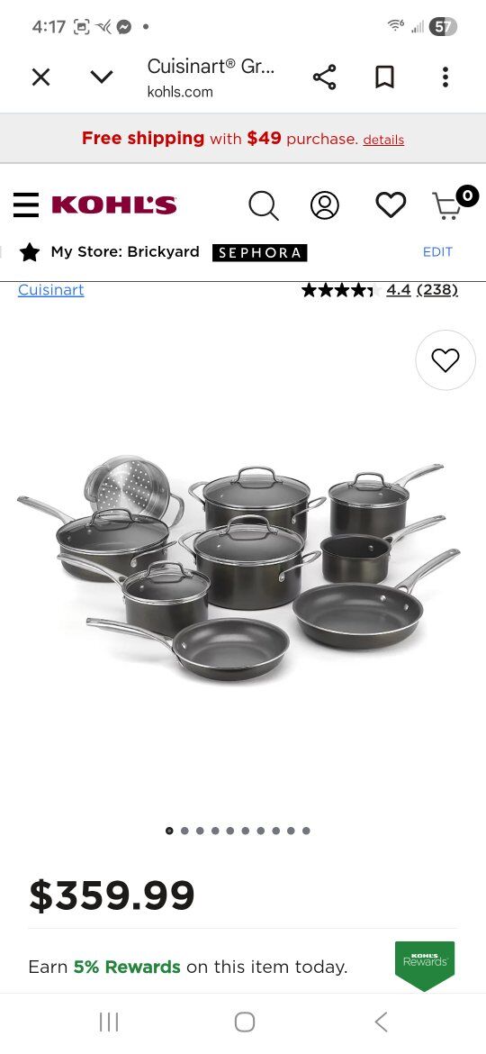 Cuisinart Greenchef Pro 14 piece cookware set