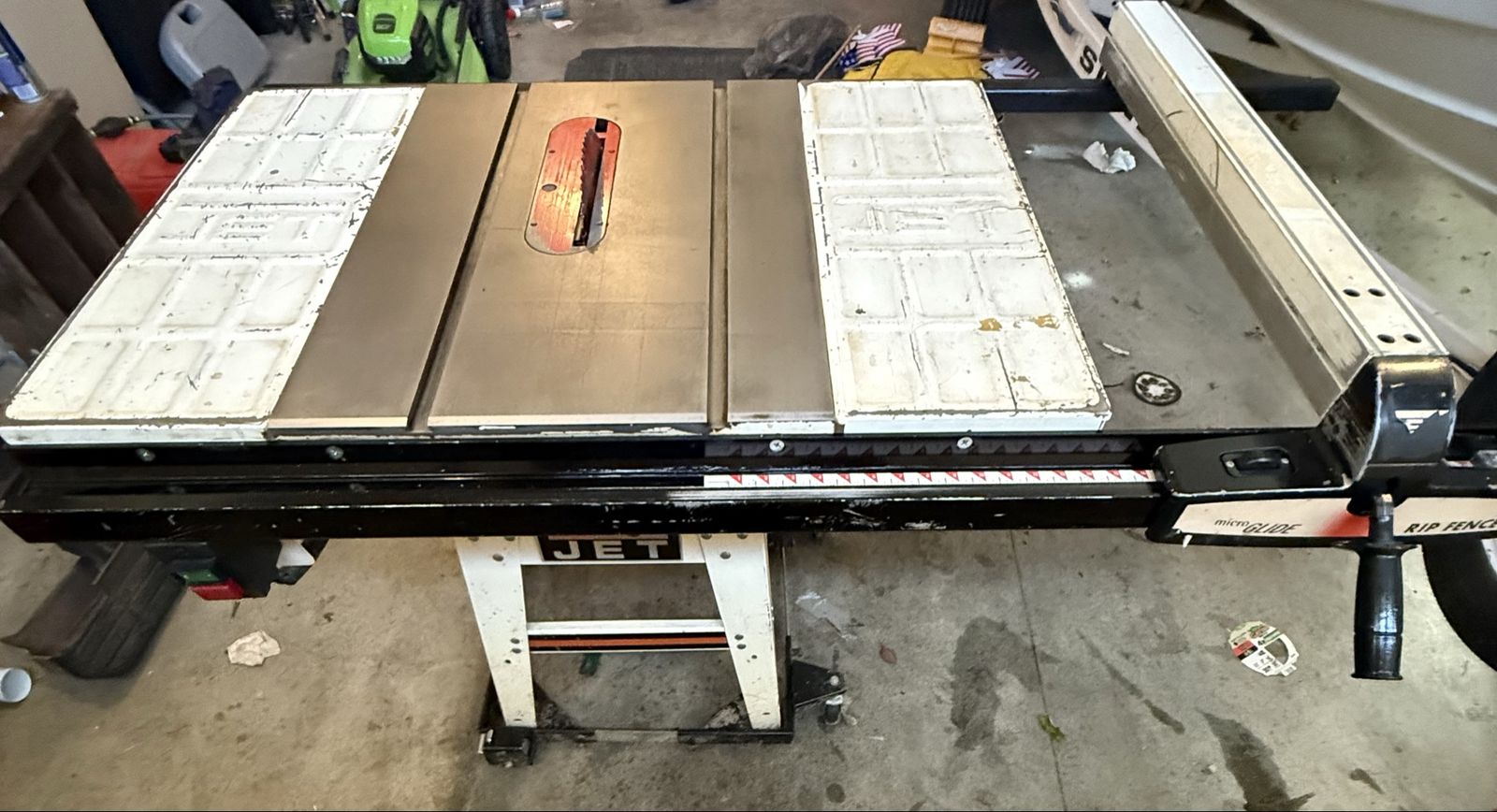 10” JET Table Saw and chainsaw