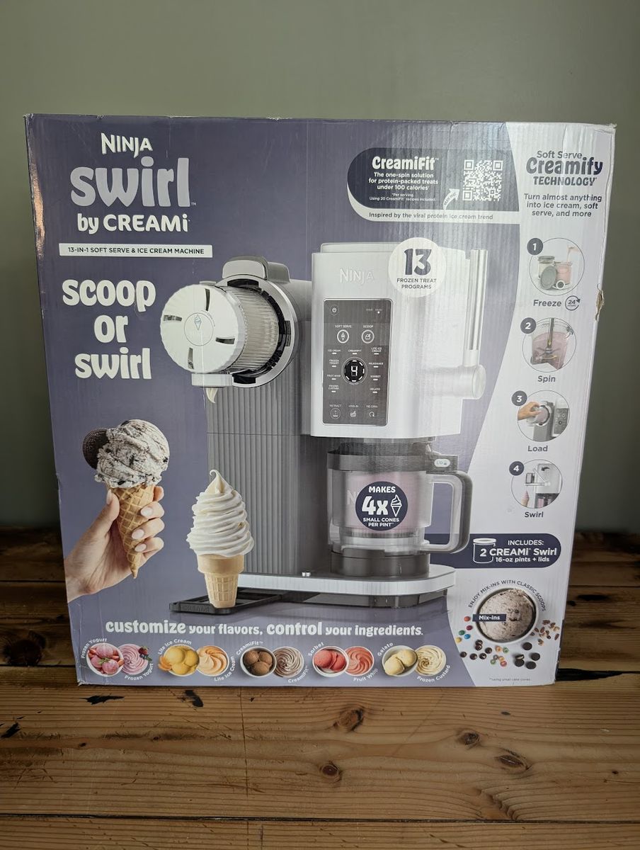 Ninja Swirl by CREAMi Soft Serve and Ice Cream Maker