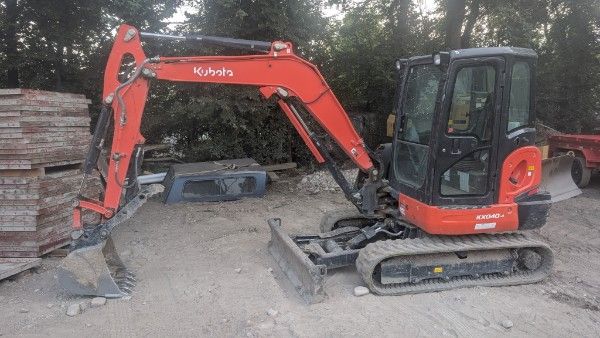 Kubota KX40 Excavator Enclosed Cab