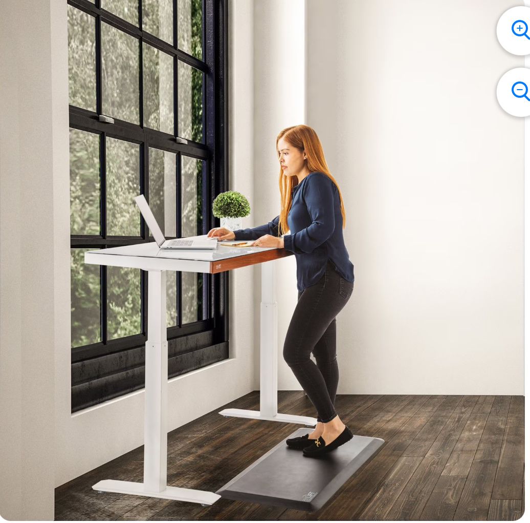 NEW airLIFT® Electric Glass Top Desk