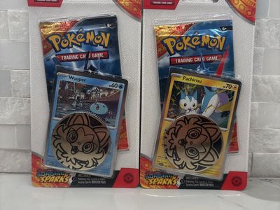 Surging Sparks Wooper and Pachirisu Promo Blister Bundle