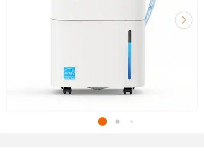 Shinco Energy Star Rated Dehumidifier with Pump - Auto Defrost & Timer, White, New