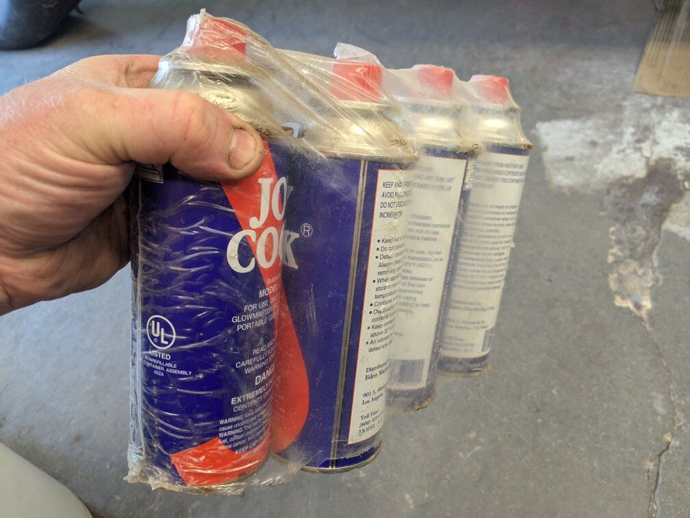 Butane for camping stove heater canisters cans 8oz