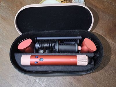 Dyson Airwrap Multi-Styler Complete Long - Strawberry Bronze and Blush Pink with Storage Case