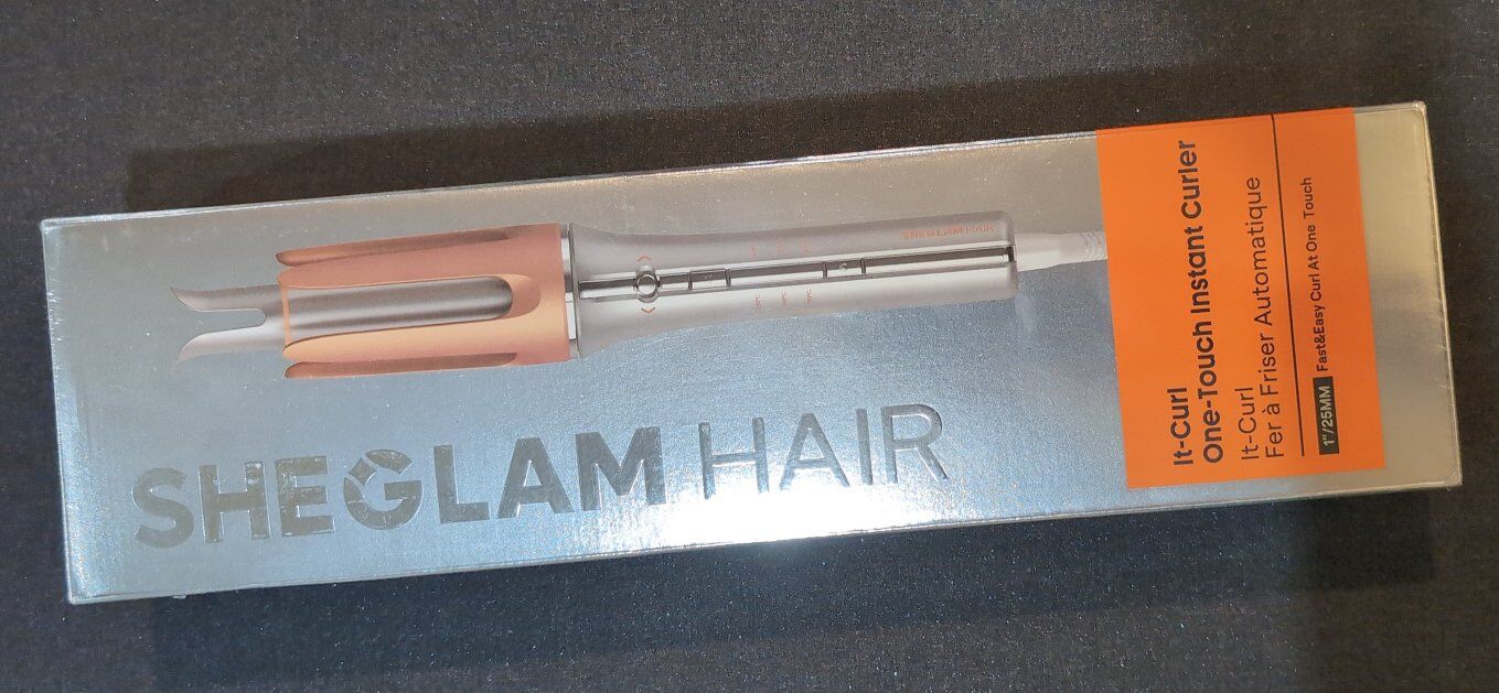 One touch instant hair curling iron
