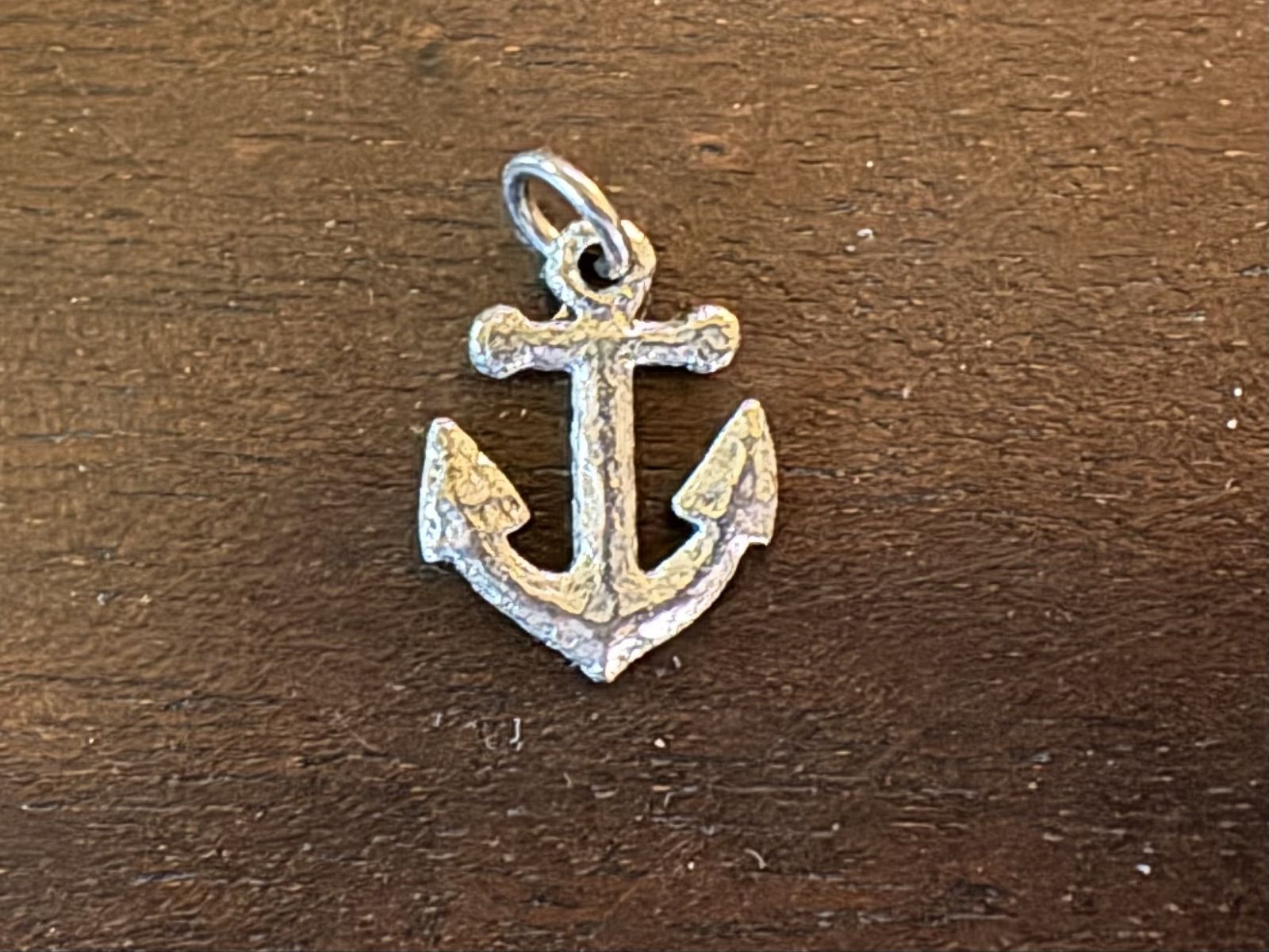 Silver Tone Anchor Charm