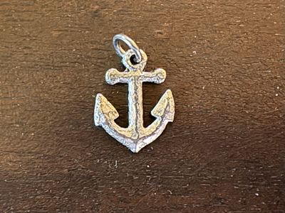 Silver Tone Anchor Charm