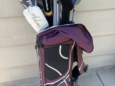 Golf bag and clubs