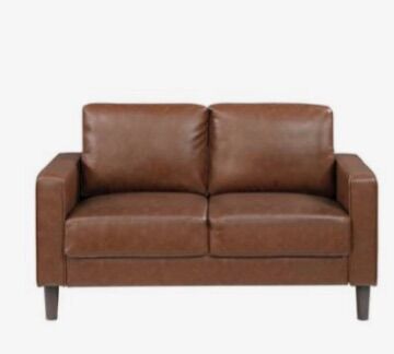 New Faux Leather Love Seat