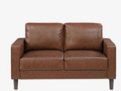 New Faux Leather Love Seat